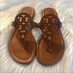 Vintage Vachetta Tory Burch Miller Sandals